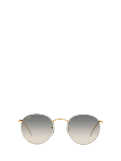 Ray Ban Ray-ban Rb3447jm Grey On Legend Gold Sunglasses