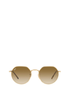 Ray Ban Rb3565 Arista 53mm Square Sunglasses In Gold
