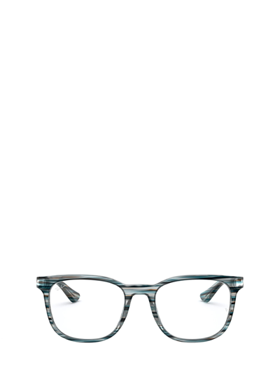 Ray Ban Rx5369 Stripped Blue / Grey Glasses