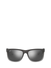 Ray Ban Justin Classic Sunglasses Grey Frame Grey Lenses 54-16 In Rubber Grey/grey Transp.