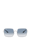 Ray Ban Ray-ban Oversized Square Frame Sunglasses In Silver