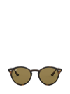 Ray Ban Rb2180 Sunglasses Tortoise Frame Brown Lenses 49-21 In Dark Havana
