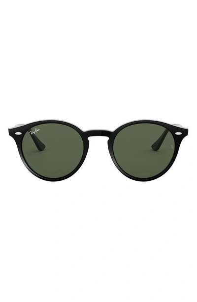 RAY BAN HIGHSTREET 49MM ROUND SUNGLASSES