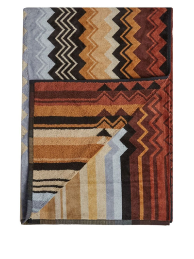 Missoni Giacomo Bath Sheet In 橘色