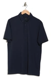 14th & Union Short Sleeve Coolmax Polo In Navy Blazer