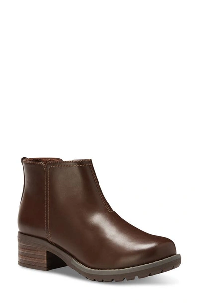Eastland Womens Juniper Block Heel Chelsea Boots In Brown