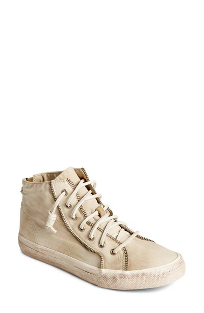 Sperry Top-sider® X Rebecca Minkoff Washed Canvas High Top Trainer In Tan