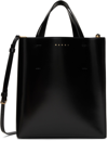 MARNI BLACK SMALL MUSEO TOTE