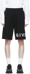 GIVENCHY BLACK COTTON SHORTS