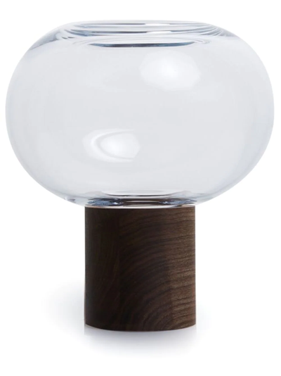 Lsa International Oblate Medium Vase In Braun