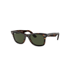 Ray Ban Original Wayfarer Bio-acetate Sunglasses Havana Frame Green Lenses 50-22 In Havana