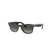 Ray Ban Original Wayfarer Bio-acetate Sunglasses Striped Grey Frame Grey Lenses 50-22 In Grey