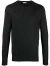 Malo Maglia Girocollo In Cashmere In Schwarz