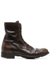 OFFICINE CREATIVE ANKLE LACE UP BOOTS