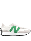 NEW BALANCE 327 PANELLED LACE-UP SNEAKERS