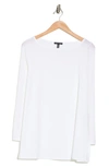 Eileen Fisher Bateau Neck Tunic In White