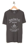 Rainforest North Coast Trail Graphic T-shirt In Charcoal