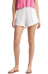 Rip Curl Premium Cotton Gauze Surf Shorts In White
