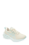 Asics Novablast 2 Running Shoe In Birch/clear Blue