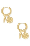 Kendra Scott Kenda Scott Dira Convertible Charm Huggie Hoop Earrings In Gold