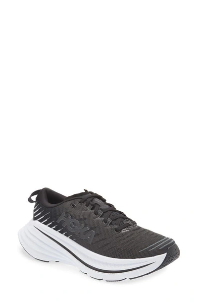 Hoka Bondi X Running Shoe In Black