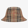 BURBERRY BABY VINTAGE CHECK BUCKET HAT