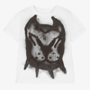 GIVENCHY BOYS WHITE TAG EFFECT T-SHIRT