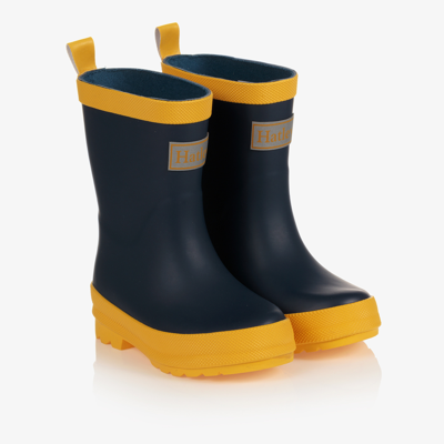 Hatley Babies' Navy Blue & Yellow Rain Boots