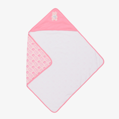 Guess Girls Pink Cotton Bear Towel (70cm)