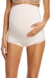 Natori Bliss High Waist Maternity Briefs In Blush Pink