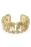 Swarovski Harmonia Crystal Cuff Bracelet In Brown