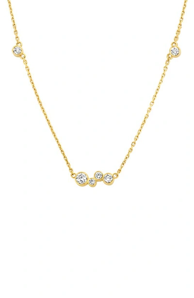 Kimai Luna Lab Created Diamond Necklace In Gold