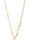 Lana Jewelry Solo Oval Diamond Malibu Necklace In Yellow