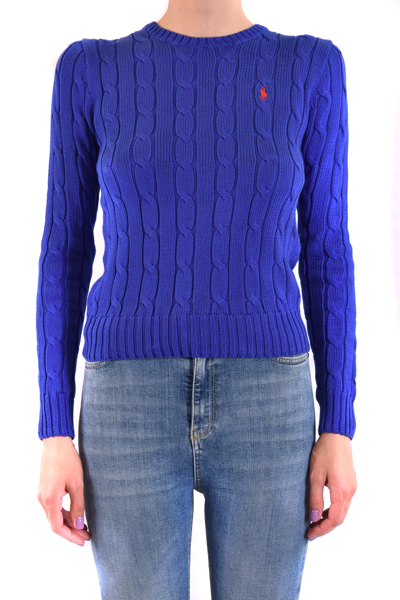 Polo Ralph Lauren Sweaters In Bright Blue