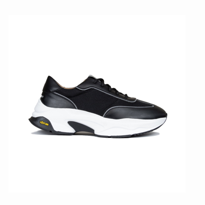 Unseen Footwear Aubin Runner Low-top Sneakers In Black/black