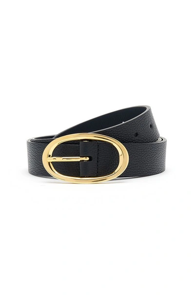 Anderson's Rounded Buckle Belt In In Black