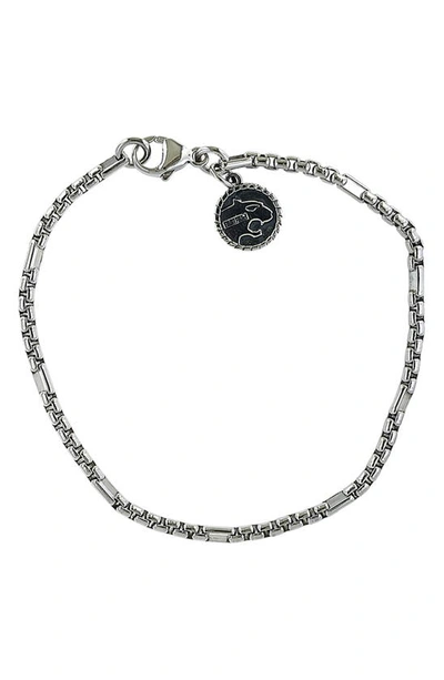 Effy Sterling Silver Box Chain Bracelet In White