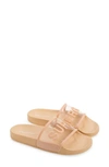 Superga 1908 Clear Identity Slide Sandal In Dusty Orange