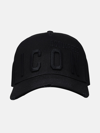 Dsquared2 Cotton Icon Hat In Black