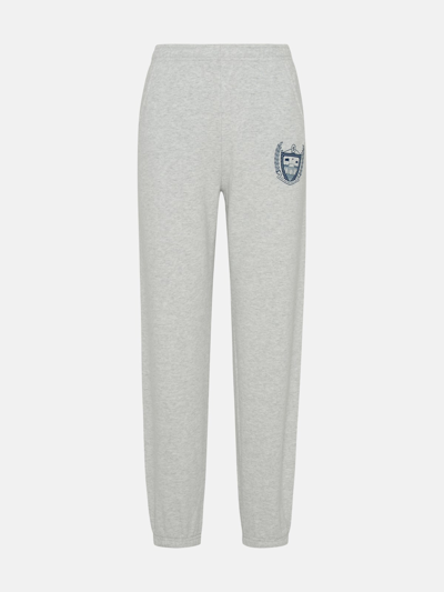 Sporty And Rich Cotton Sporty Pants In Grey