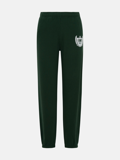 Sporty And Rich Cotton Sporty Pants In Green