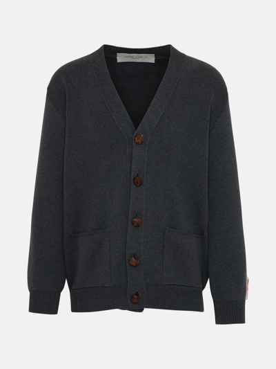 Golden Goose Cotton Cardigan In Grey