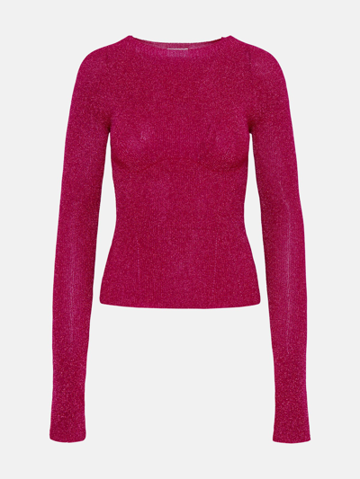Lanvin Polyester Sweater In Fuchsia