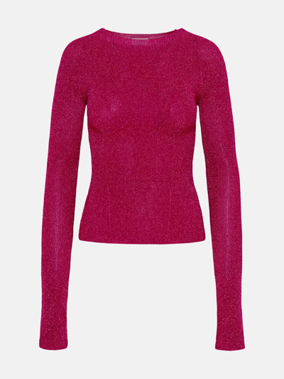 Lanvin Polyester Sweater In Pink
