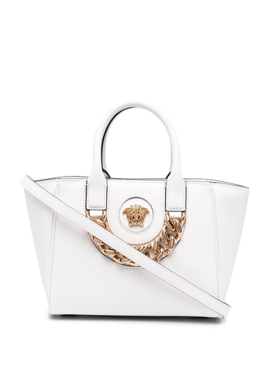 Versace Women's  White Leather Handbag