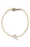 Lana Jewelry Solo Diamond Zodiac Bracelet In Yellow/ Scorpio