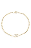 Lana Jewelry Solo Diamond Zodiac Bracelet In Yellow/ Cancer