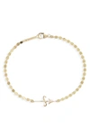 Lana Jewelry Solo Diamond Zodiac Bracelet In Yellow/ Sag