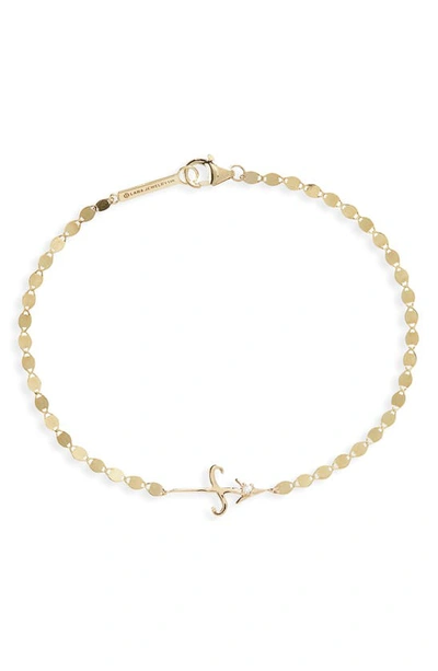 Lana Jewelry Solo Diamond Zodiac Bracelet In Yellow/ Sag