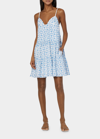 MILLY EVELYN TIERED EYELET DRESS